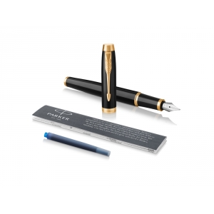 Ручка перьевая Parker IM Core Black GT, черный/золотистый
