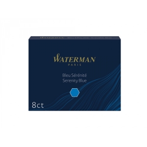 Чернила в картридже Waterman Ink cartridge Standard Blue (в упаковке 8 картриджей)