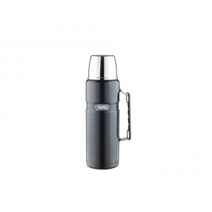 Термос со стальной колбой тм THERMOS SK2020 Matte Black King Stainless Steel Vacuum Flask. 2.0L, черный