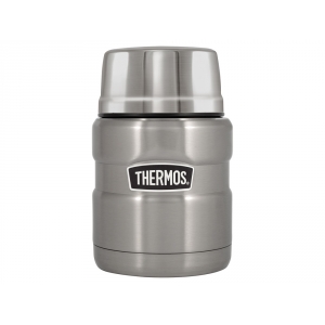 Термос из нерж. стали с ложкой тм THERMOS SK3000-SBK 0,47L, стальной