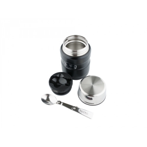Термос из нерж. стали тм THERMOS SK3020-BK (Matte Black) Food Jar 0.710L, черный