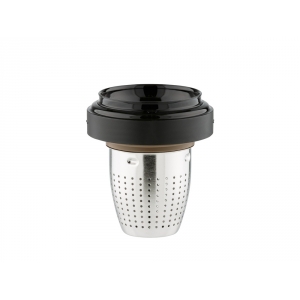 Термос из нерж. стали с ситом тм THERMOS TCMF-501, черный