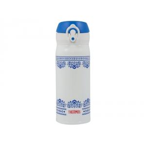 Термос из нерж. стали тм THERMOS JNL-402-BLWH SS V.Insulated Flask,400ml, бело-синий