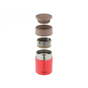 Термос из нерж. стали для еды тм THERMOS JBQ-400-PCH 0.4L, красный
