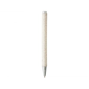 Шариковая ручка Tual из пшеничной соломы с кнопочным механизмом, cream