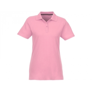 Женское поло Helios с коротким рукавом, light pink