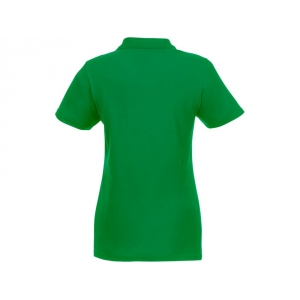 Женское поло Helios с коротким рукавом, fern green