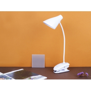 Настольная лампа Rombica LED Clamp, белый
