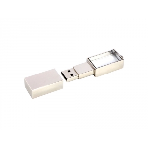 USB-флешка на 64 ГБ,  серебро