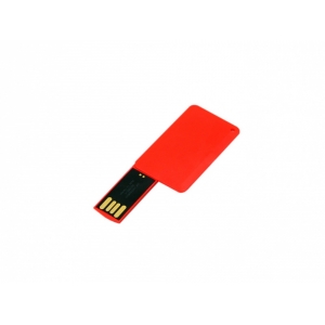 USB-флешка на 8 Гб в виде пластиковой карточки, красный