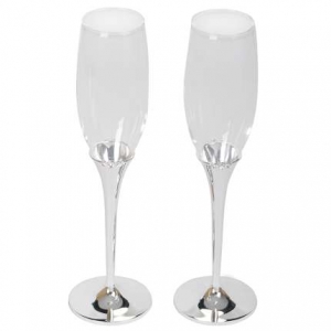 Набор из 2-х бокалов для шампанского Crystal