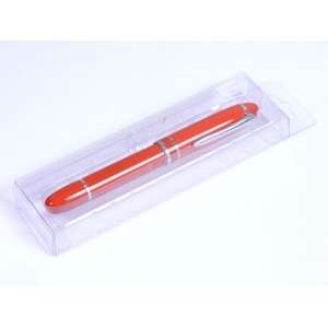 USB-флешка на 8 Гб в виде ручки с мини чипом, оранжевый