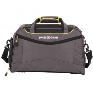 Сумка SWISSGEAR, полиэстер 900D, 48х24x30 см, 35 л, серый/лайм