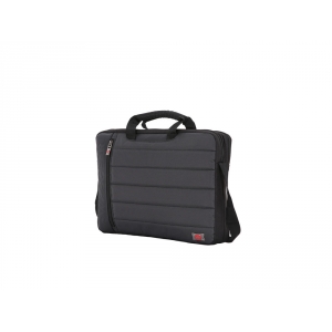 Сумка SWISSGEAR для ноутбука 17, полиэстер 600D/добби, 42х8x30,5 см, 10 л, черный/серый