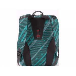 Рюкзак SWISSGEAR, полиэстер 600D, 32х16х43 см, 22 л, бирюзовый/серый
