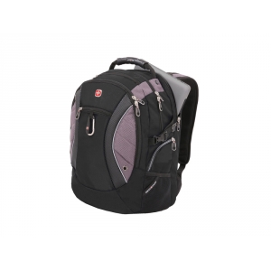 Рюкзак SWISSGEAR, 15'' , полиэстер 900D, 35х23х48 см, 39 л, черный/серый