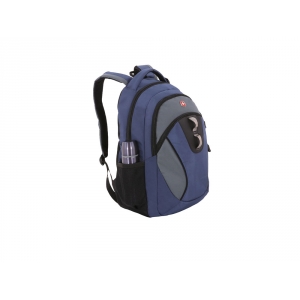 Рюкзак SWISSGEAR, 13, полиэстер, 35х15х46 см, 24 л, синий/серый