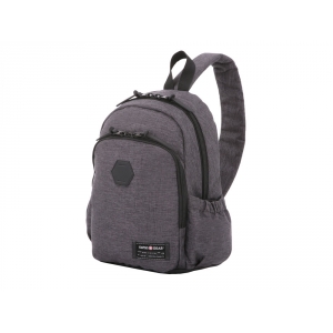 Рюкзак SWISSGEAR 13'', ткань Grey Heather/ полиэстер 600D PU , 25х14х35 см, 12 л, серый