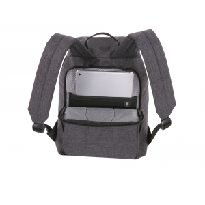 Рюкзак SWISSGEAR 13'', ткань Grey Heather/ полиэстер 600D PU , 29х13х40 см, 15 л, серый