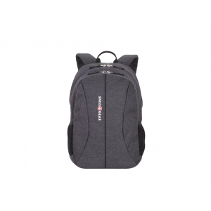 Рюкзак SWISSGEAR 13'', ткань Grey Heather/ полиэстер 600D PU , 33х16х45 см, 23 л, серый