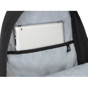Рюкзак SWISSGEAR, полиэстер 600D, 33x16,5x46 см, 26л, черный