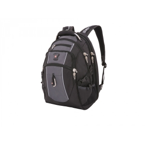 Рюкзак SWISSGEAR, 15, полиэстер 900D/420D/М2 добби, 34x23x48 см, 38 л, черный/серый