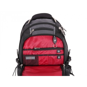 Рюкзак SWISSGEAR, 15, полиэстер 900D/420D/М2 добби, 34x23x48 см, 38 л, черный/серый