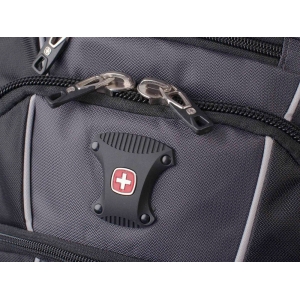 Рюкзак SWISSGEAR, 15, полиэстер 900D/420D/М2 добби, 34x23x48 см, 38 л, черный/серый