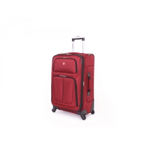 Чемодан SWISSGEAR SION, полиэстер 750x750D добби, 41x26x70 см, 56 л, бордовый