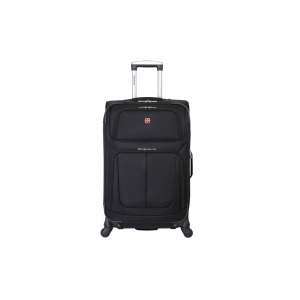 Чемодан SWISSGEAR SION, полиэстер 750x750D добби, 41x26x70 см, 56 л, черный