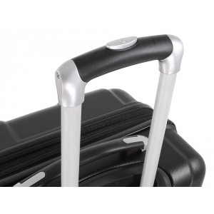 Чемодан SWISSGEAR ADAMS, АБС-пластик, 52 x 31 x 78 см, 96 л, черный