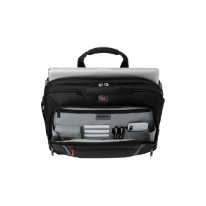 Портфель для ноутбука 15'' WENGER Sensor, черный, полиэстер/ПВХ, 40 x 15 x 33 см, 9 л