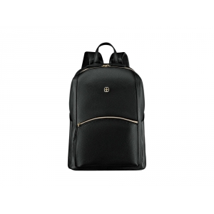 Рюкзак женский WENGER LeaMarie, ПВХ/полиэстер, 31x16x41 см, 18 л, черный