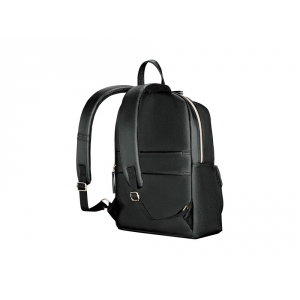 Рюкзак женский WENGER LeaMarie, ПВХ/полиэстер, 31x16x41 см, 18 л, черный