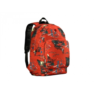 Рюкзак Crango WENGER 16'', кирпичный с рисунком Альпы, полиэстер, 31x17x46 см, 24 л