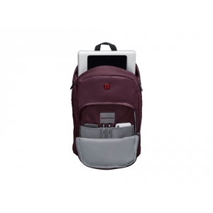 Рюкзак Crango WENGER 16'', сливовый, полиэстер, 31x17x46 см, 24 л