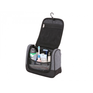 Несессер WENGER TOILETRY KIT, серый, ткань Grey Heather/полиэстер 600D PU, 27 x 11 x 20 см