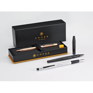 Перьевая ручка Cross Classic Century Brushed Black PVD, черный