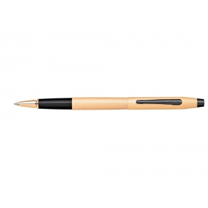 Ручка-роллер Selectip Cross Classic Century Brushed Rose Gold PVD, золотистый