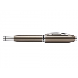 Перьевая ручка Cross Peerless Translucent Titanium Grey Engraved Lacquer, серый