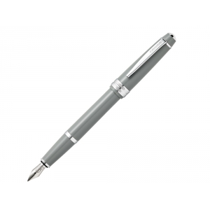 Перьевая ручка Cross Bailey Light Gray, перо ультратонкое XF, светло-серый