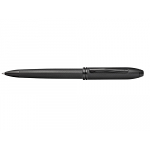 Шариковая ручка Cross Townsend Black Micro Knurl, черный