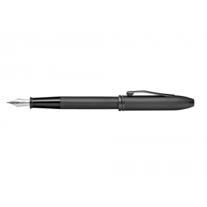 Перьевая ручка Cross Townsend Black Micro Knurl, перо F, черный