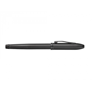 Перьевая ручка Cross Townsend Black Micro Knurl, перо F, черный