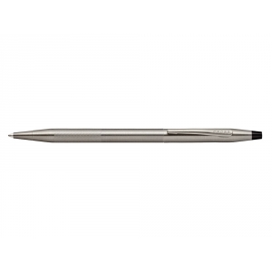 Шариковая ручка Cross Classic Century Titanium Grey Micro Knurl, серебристый