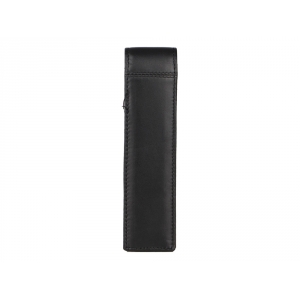 Чехол для ручки Cross Classics Black, на две ручки, кожа наппа, гладкая, чёрный, 15,5 х 4 х 1,8 см