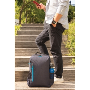 Рюкзак для ноутбука Lima 15 с RFID защитой и разъемом USB, синий