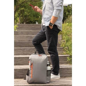 Рюкзак для ноутбука Lima 15 с RFID защитой и разъемом USB, серый