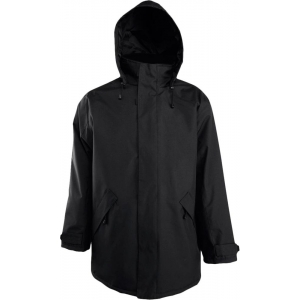 Куртка на стеганой подкладке River, черная, размер XL