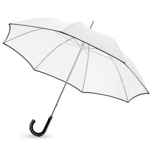 Зонт-трость Ривер механический (белый)